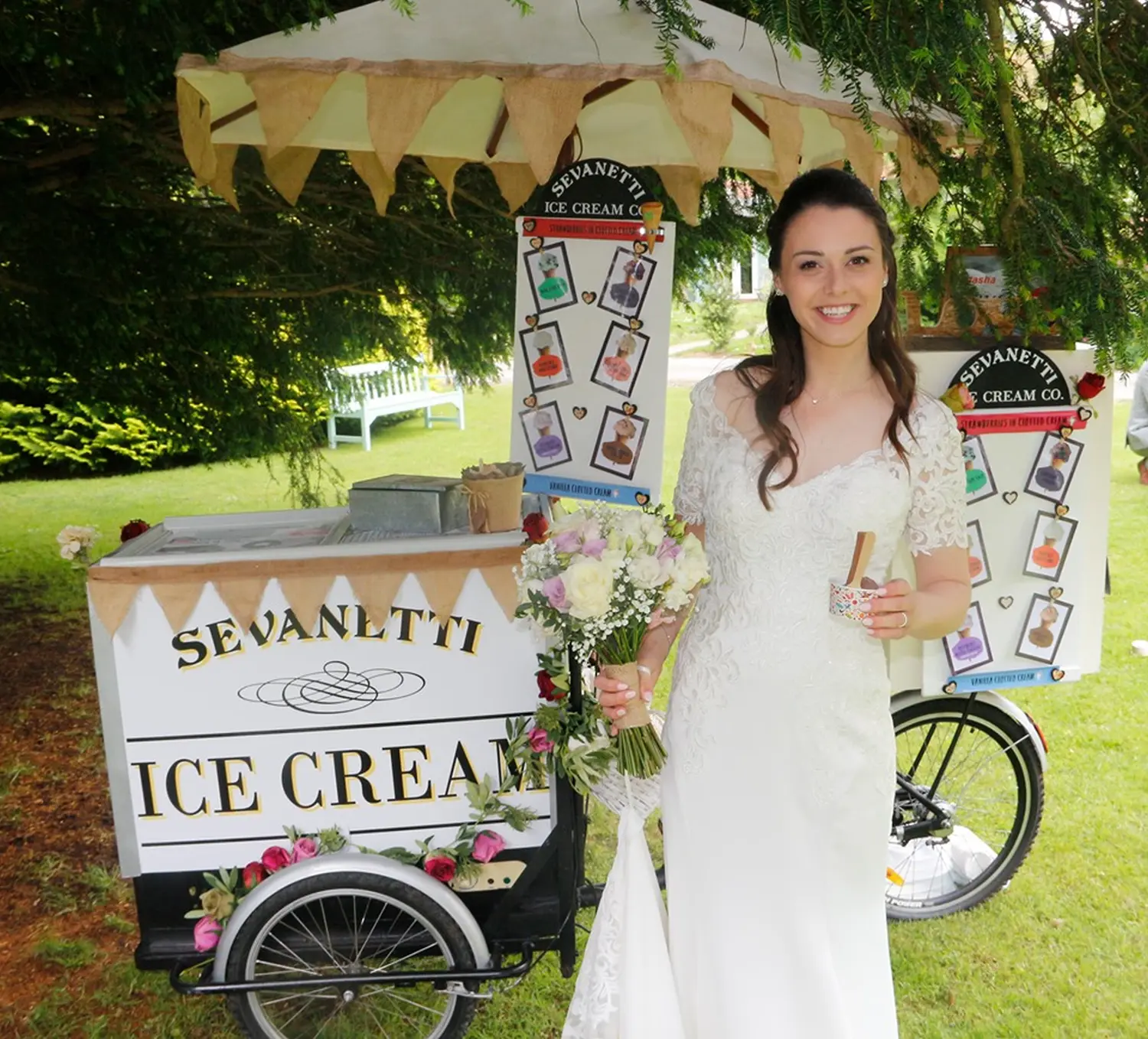 Women with Sevanetti  Ice Cream Bikes